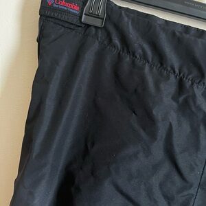 Columbia vintage men’s L Black Outdoor Pants Snow Ski Full Side Zip